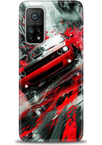 Xiaomi Mi 10T Pro Kılıf Hd Baskılı Kılıf + Seramik Tam Kaplayan Ekran Koruyucu 106