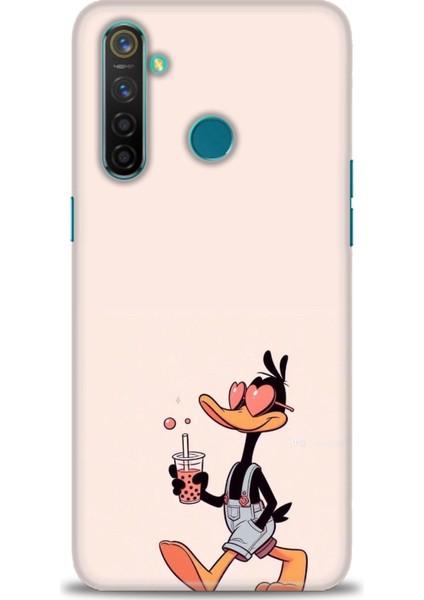 Realme 5 Pro Kılıf Hd Baskılı Kılıf + Seramik Tam Kaplayan Ekran Koruyucu 407