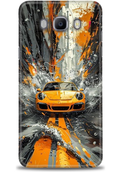 Samsung Galaxy J7 2016 Hd Baskılı Kılıf + Seramik Tam Kaplayan Ekran Koruyucu 101