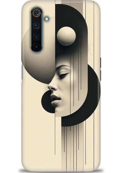 Realme 6 Pro Kılıf Hd Baskılı Kılıf + Seramik Tam Kaplayan Ekran Koruyucu 149