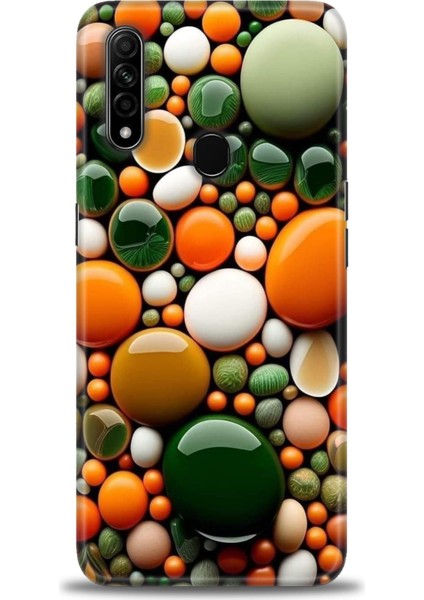 Oppo A31 Kılıf Hd Baskılı Kılıf + Seramik Tam Kaplayan Ekran Koruyucu 348