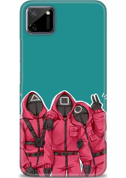 Realme C11 Kılıf Hd Baskılı Kılıf + Seramik Tam Kaplayan Ekran Koruyucu 290