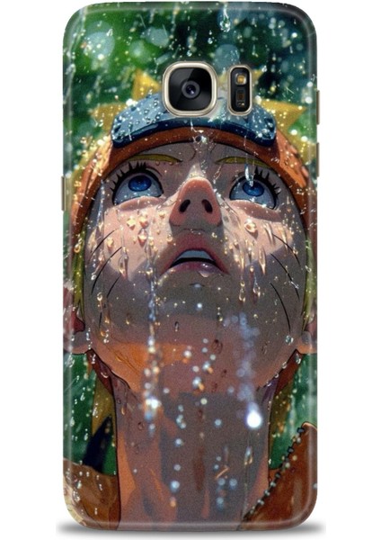 Samsung Galaxy S7 Edge Hd Baskılı Kılıf + Seramik Tam Kaplayan Ekran Koruyucu 258