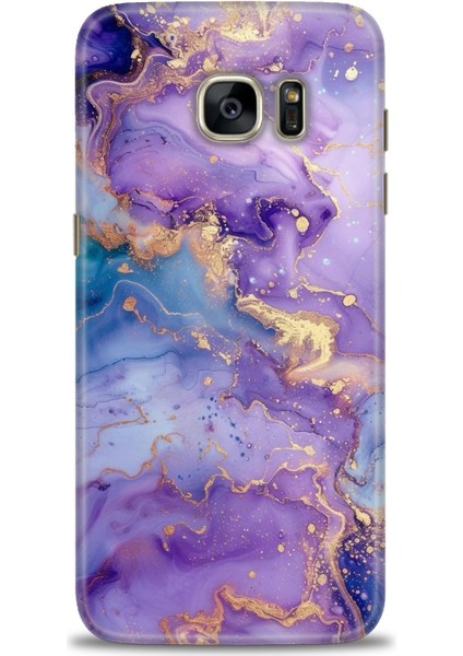 Samsung Galaxy S7 Edge Hd Baskılı Kılıf + Seramik Tam Kaplayan Ekran Koruyucu 311