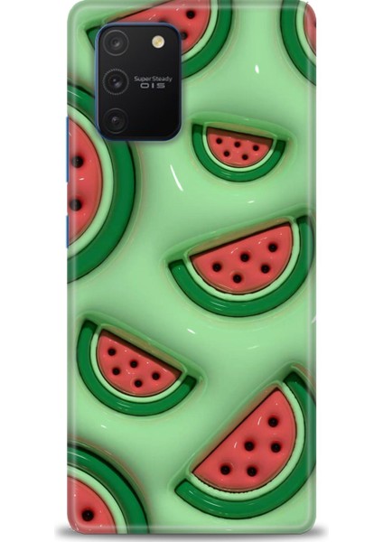 Samsung Galaxy A91 Hd Baskılı Kılıf + Seramik Tam Kaplayan Ekran Koruyucu 118