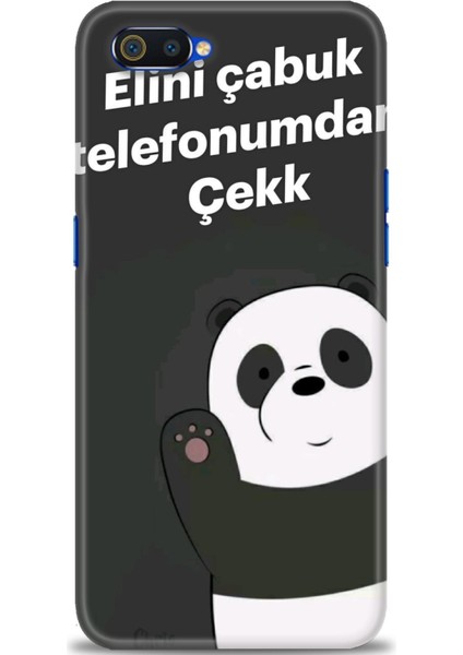 Realme C2 Kılıf Hd Baskılı Kılıf + Seramik Tam Kaplayan Ekran Koruyucu 156