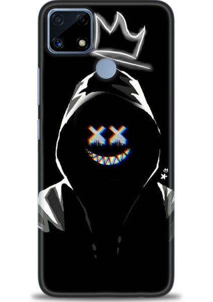 Realme C25 Kılıf Hd Baskılı Kılıf + Seramik Tam Kaplayan Ekran Koruyucu 351