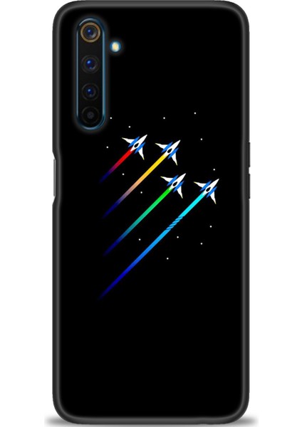 Realme 6 Pro Kılıf Hd Baskılı Kılıf + Seramik Tam Kaplayan Ekran Koruyucu 389