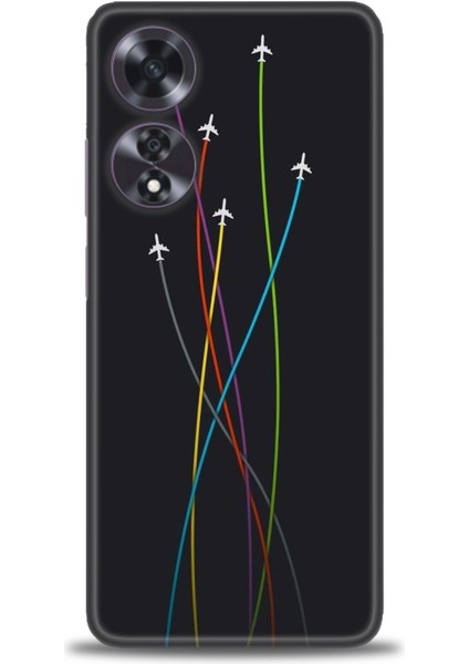 Oppo A60 Kılıf Hd Baskılı Kılıf + Seramik Tam Kaplayan Ekran Koruyucu 385