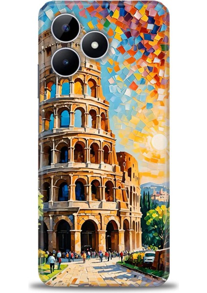 Realme Note 50 Kılıf Hd Baskılı Kılıf + Seramik Tam Kaplayan Ekran Koruyucu 262