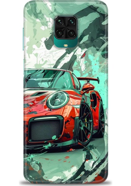 Xiaomi Redmi Note 9s Hd Baskılı Kılıf + Seramik Tam Kaplayan Ekran Koruyucu 109