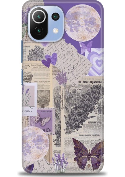 Xiaomi Mi 11 Lite Kılıf Hd Baskılı Kılıf + Seramik Tam Kaplayan Ekran Koruyucu 210