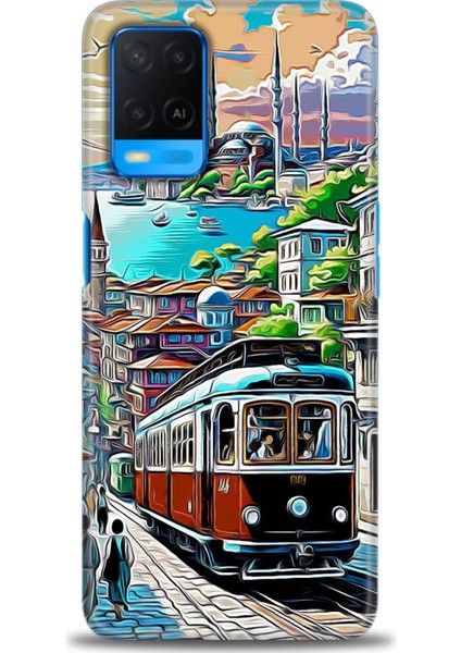 Oppo A54 4g Kılıf Hd Baskılı Kılıf + Seramik Tam Kaplayan Ekran Koruyucu 225