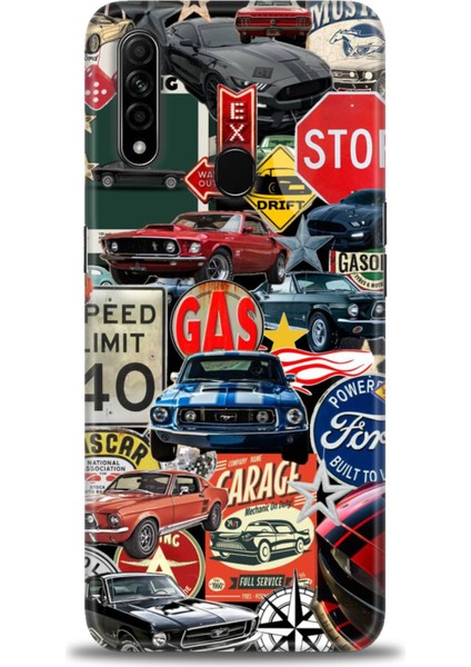 Oppo A31 Kılıf Hd Baskılı Kılıf + Seramik Tam Kaplayan Ekran Koruyucu 482