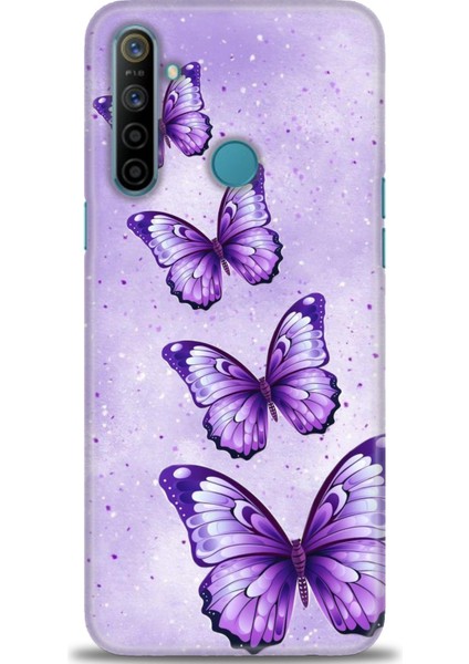 Realme C3 Kılıf Hd Baskılı Kılıf + Seramik Tam Kaplayan Ekran Koruyucu 296