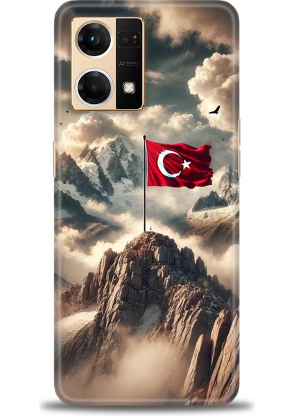 Oppo Reno 7 Kılıf Hd Baskılı Kılıf + Seramik Tam Kaplayan Ekran Koruyucu 34