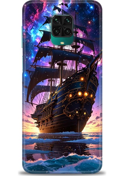 Xiaomi Redmi Note 9s Hd Baskılı Kılıf + Seramik Tam Kaplayan Ekran Koruyucu 236