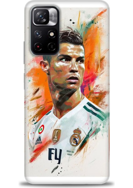 Xiaomi Redmi Note 11S Hd Baskılı Kılıf + Seramik Tam Kaplayan Ekran Koruyucu 7