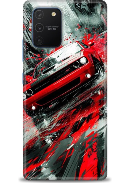 Samsung Galaxy A91 Hd Baskılı Kılıf + Seramik Tam Kaplayan Ekran Koruyucu 106