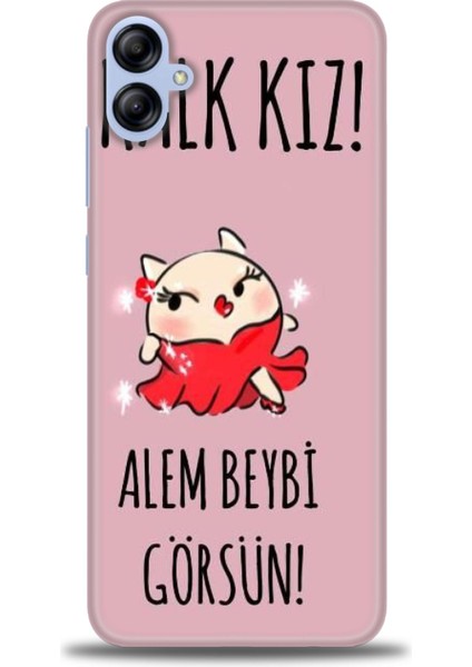 Samsung Galaxy A04E Hd Baskılı Kılıf + Seramik Tam Kaplayan Ekran Koruyucu 165