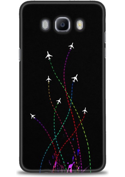 Samsung Galaxy J7 2016 Hd Baskılı Kılıf + Seramik Tam Kaplayan Ekran Koruyucu 388