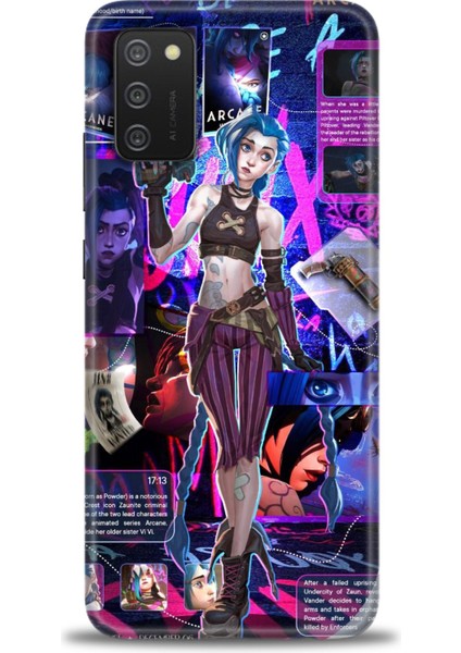 Samsung Galaxy A02S Hd Baskılı Kılıf + Seramik Tam Kaplayan Ekran Koruyucu 277