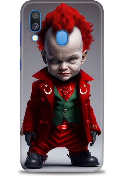 Samsung Galaxy A40 Hd Baskılı Kılıf + Seramik Tam Kaplayan Ekran Koruyucu 248