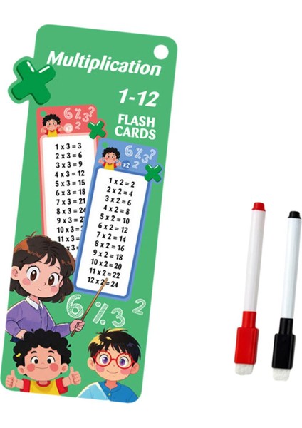 0-12 Matematik Kartları Taşınabilir Iöğ 2 Çarpma (Yurt Dışından)