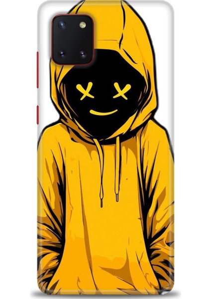 Samsung Galaxy A81 Hd Baskılı Kılıf + Seramik Tam Kaplayan Ekran Koruyucu 358