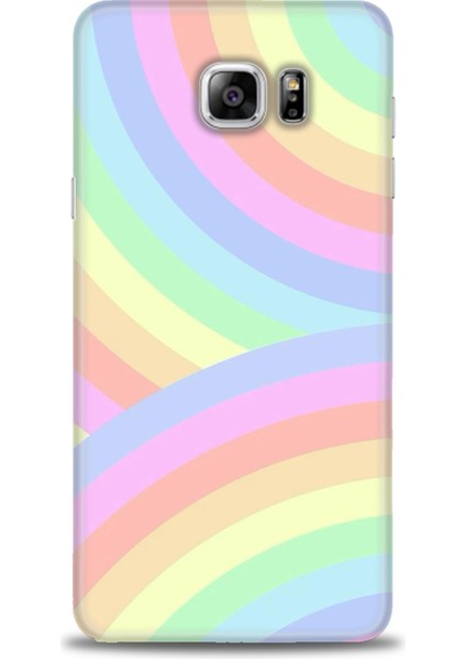 Samsung Galaxy Note 5 Hd Baskılı Kılıf + Seramik Tam Kaplayan Ekran Koruyucu 425