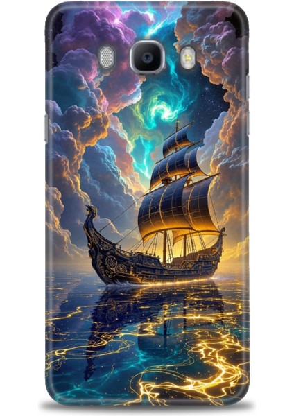 Samsung Galaxy J7 2016 Hd Baskılı Kılıf + Seramik Tam Kaplayan Ekran Koruyucu 233