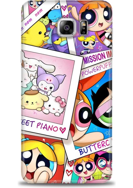 Samsung Galaxy Note 5 Hd Baskılı Kılıf + Seramik Tam Kaplayan Ekran Koruyucu 122