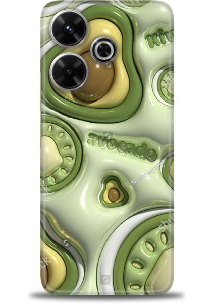 Xiaomi Redmi 13 4g Kılıf Hd Baskılı Kılıf + Seramik Tam Kaplayan Ekran Koruyucu 114