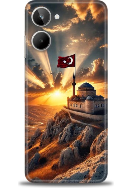 Realme 10 4g Kılıf Hd Baskılı Kılıf + Seramik Tam Kaplayan Ekran Koruyucu 229