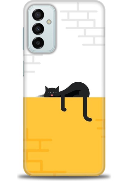 Samsung Galaxy M13 Hd Baskılı Kılıf + Seramik Tam Kaplayan Ekran Koruyucu 79