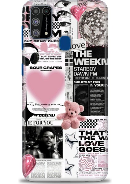 Samsung Galaxy M31 Hd Baskılı Kılıf + Seramik Tam Kaplayan Ekran Koruyucu 204