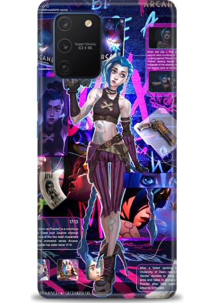 Samsung Galaxy S10 Lite Hd Baskılı Kılıf + Seramik Tam Kaplayan Ekran Koruyucu 277