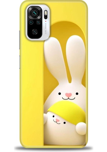Xiaomi Redmi Note 10S Hd Baskılı Kılıf + Seramik Tam Kaplayan Ekran Koruyucu 72