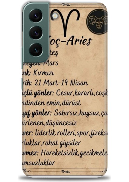 Samsung Galaxy S22 Hd Baskılı Kılıf + Seramik Tam Kaplayan Ekran Koruyucu 479