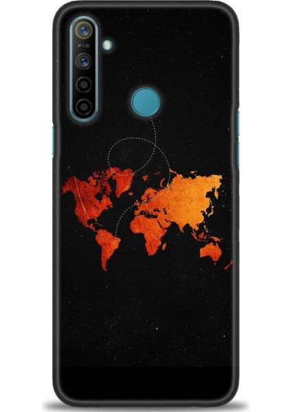 Realme 6i Kılıf Hd Baskılı Kılıf + Seramik Tam Kaplayan Ekran Koruyucu 384