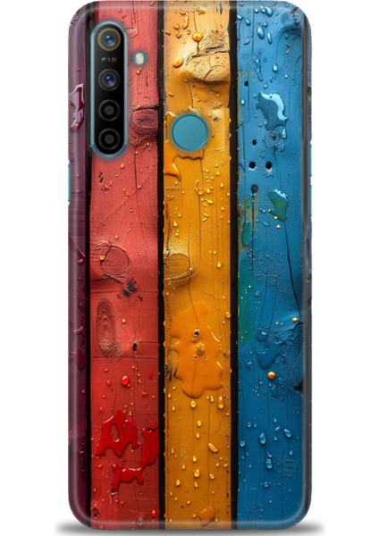 Realme 6i Kılıf Hd Baskılı Kılıf + Seramik Tam Kaplayan Ekran Koruyucu 435