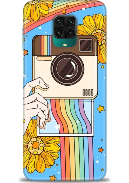 Xiaomi Redmi Note 9s Hd Baskılı Kılıf + Seramik Tam Kaplayan Ekran Koruyucu 444