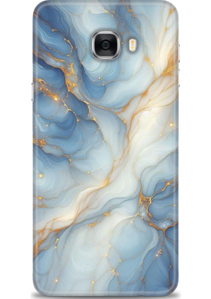 Samsung Galaxy C7 Hd Baskılı Kılıf + Seramik Tam Kaplayan Ekran Koruyucu 318