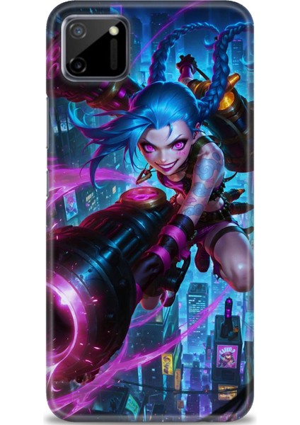Realme C11 Kılıf Hd Baskılı Kılıf + Seramik Tam Kaplayan Ekran Koruyucu 280