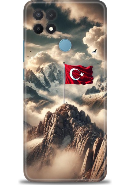 Oppo A15 Kılıf Hd Baskılı Kılıf + Seramik Tam Kaplayan Ekran Koruyucu 34