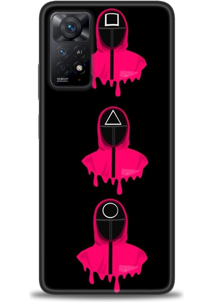 Xiaomi Redmi Note 11 Pro 4g Hd Baskılı Kılıf + Seramik Tam Kaplayan Ekran Koruyucu 284
