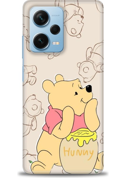 Xiaomi Redmi Note 12 Pro Plus Hd Baskılı Kılıf + Seramik Tam Kaplayan Ekran Koruyucu 58