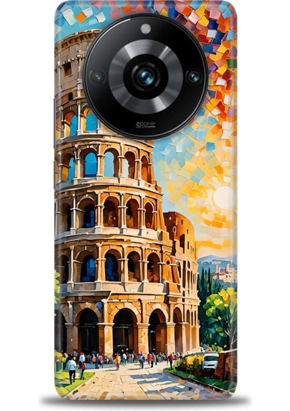 Realme 11 Pro Plus Kılıf Hd Baskılı Kılıf + Seramik Tam Kaplayan Ekran Koruyucu 262