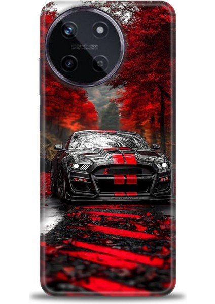 Realme 11 4g Kılıf Hd Baskılı Kılıf + Seramik Tam Kaplayan Ekran Koruyucu 490