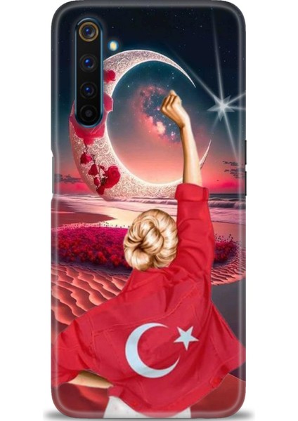 Realme 6 Pro Kılıf Hd Baskılı Kılıf + Seramik Tam Kaplayan Ekran Koruyucu 249